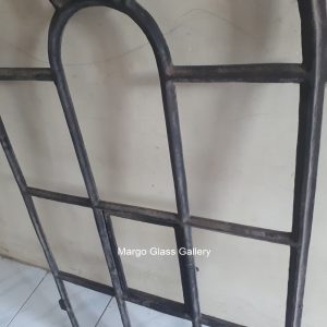 MG 022006 Industrial Metal Frame Mirror 120x60cm