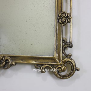MG 029001 size 124x70cm industrial antique gold and mirror