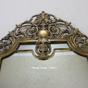 MG 029003 134×70 cm Industial antique gold and mirror