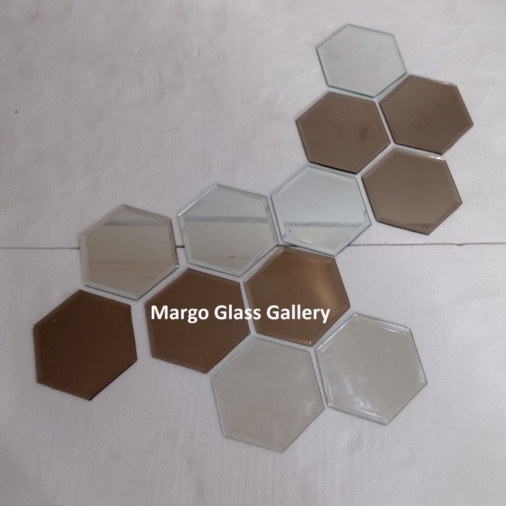 MG 065025 Octagonal bevel Cermin Dinding Hexagonal Uk 20×20 cm