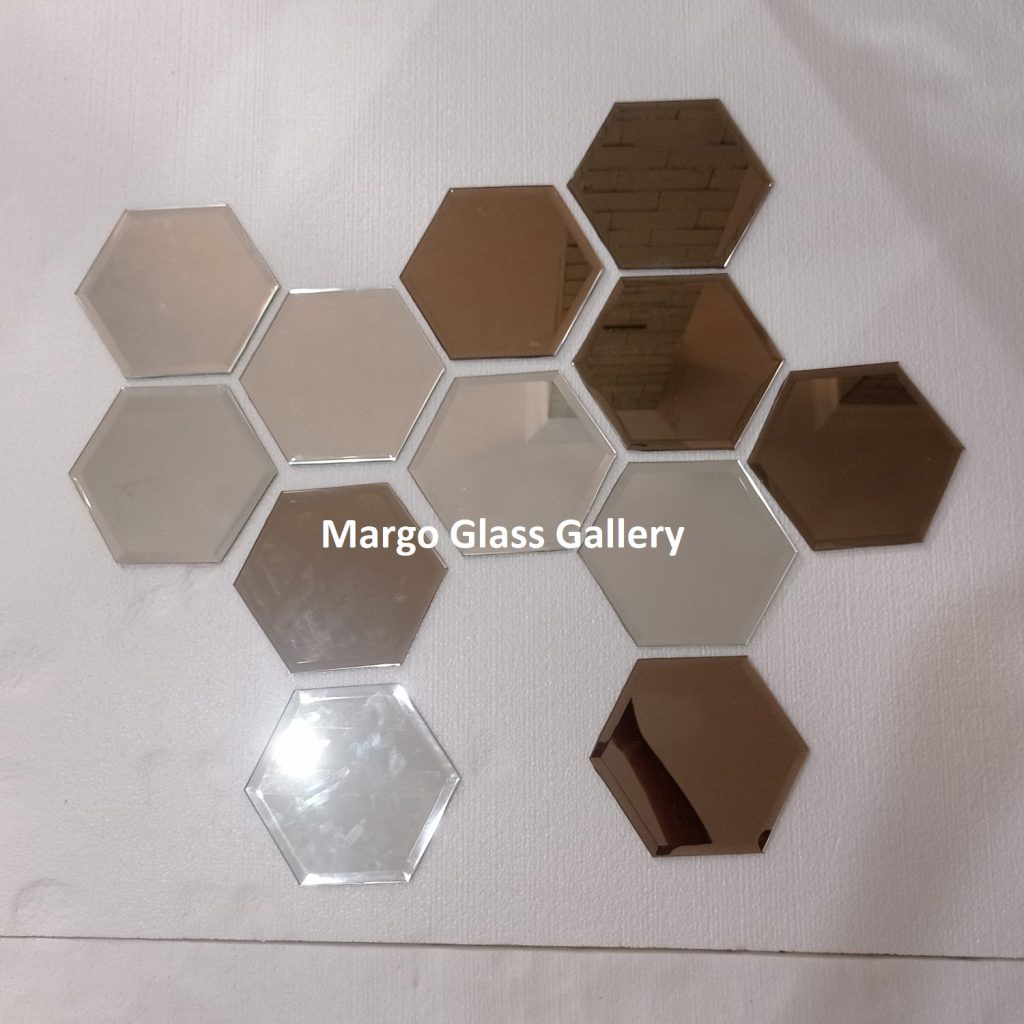 MG 065025 Octagonal bevel Cermin Dinding Hexagonal