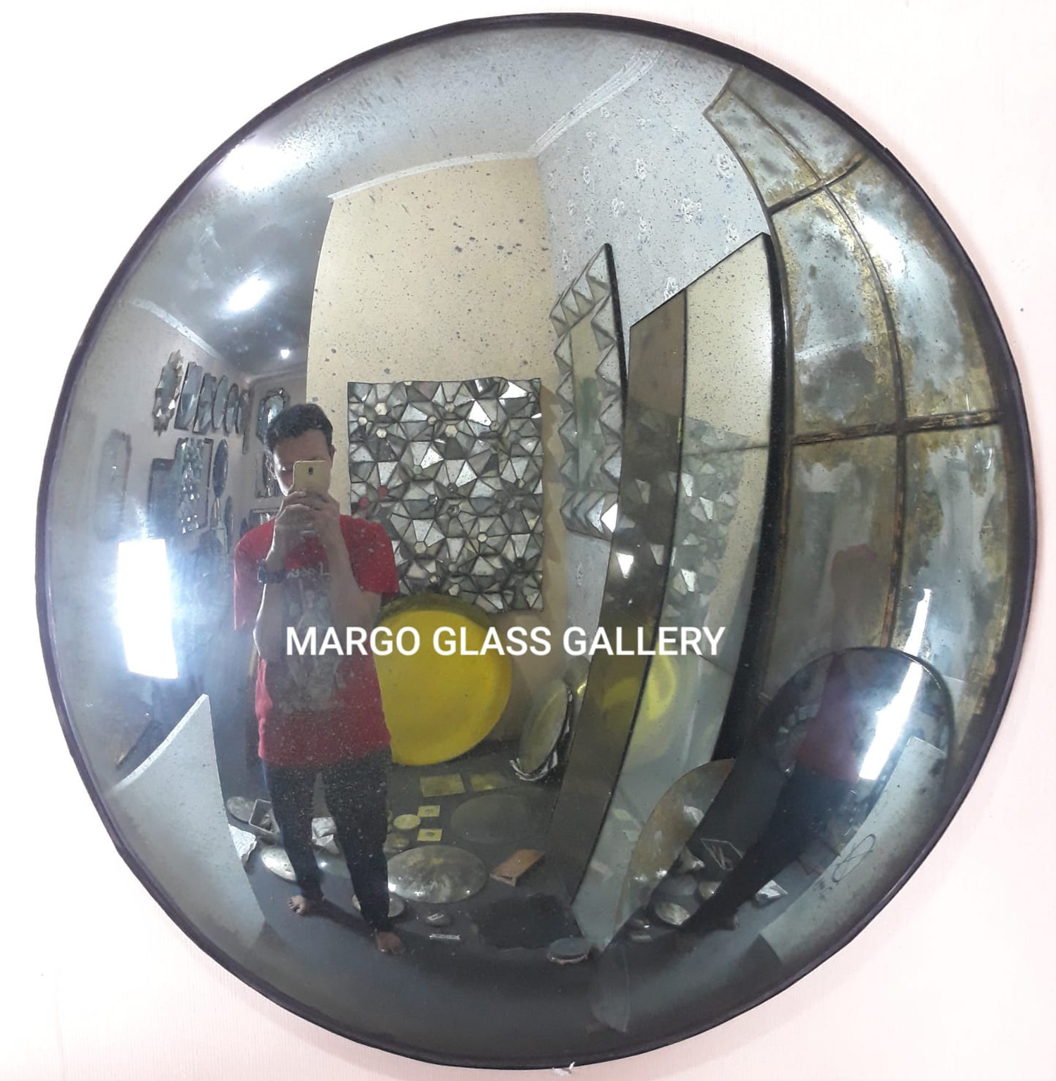 antique convex mirror