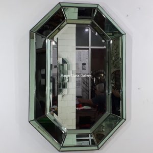 MG 004601 Octagonal Green Mirror Owen – Classic decorative mirror mirror premium quality glass with ornate frame handcrafted in Indonesia