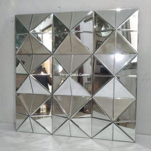 3D Wall Mirror Square MG 004613