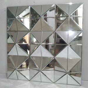 MG 004613 100×100 3D wall Mirror – Luxury decorative mirror mirror premium quality glass with ornate frame handcrafted in Indonesia