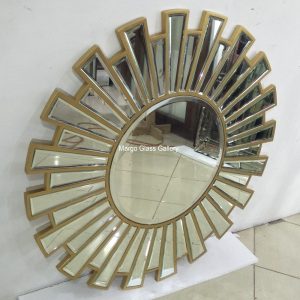MG 004614 100x100cm gold list – Premium handcrafted mirror premium quality glass with ornate frame handcrafted in Indonesia