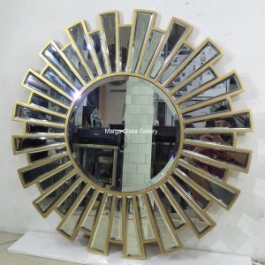Modern Wall Mirror Gold MG 004614