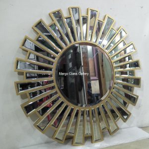 MG 004614 100x100cm gold list – Luxury handcrafted mirror premium quality glass with ornate frame handcrafted in Indonesia