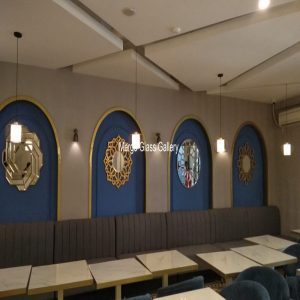 MG 004615 Round Mirror – Classic decorative mirror mirror premium quality glass with ornate frame handcrafted in Indonesia