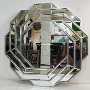 Wall Mirror Octagonal Silver MG 004616