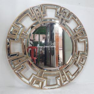 Wall Mirror Round Gold MG 004617
