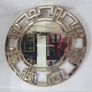 MG 004617 KeyMirror Round Gold – Premium decorative mirror mirror premium quality glass with ornate frame handcrafted in Indonesia
