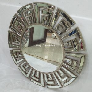 MG 004619 Key Mirror Gold 90x90cm – Handcrafted decorative mirror mirror premium quality glass with ornate frame handcrafted in Indonesia