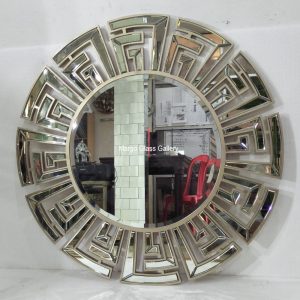 MG 004619 Key Mirror Gold 90x90cm – Premium decorative mirror mirror premium quality glass with ornate frame handcrafted in Indonesia