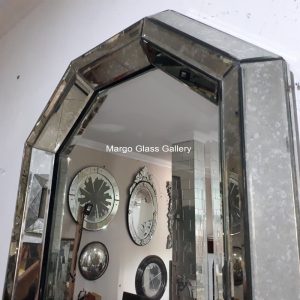 MG 004627 octagonal deco mirror – Classic decorative mirror mirror premium quality glass with ornate frame handcrafted in Indonesia
