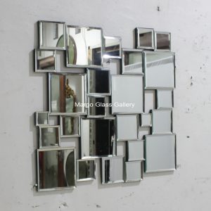 MG 004642 Square SILVER + SILVER 60x60cm – Artisan handcrafted mirror premium quality glass with ornate frame handcrafted in Indonesia