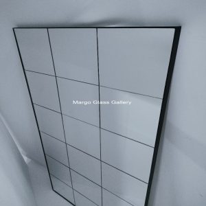 Rectangular Wall Mirror Mosaic Silver MG 004645 - Image 2