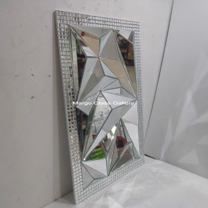 MG 004648 3D wall Mirror Mozaik 160cm x 110 cm – Luxury decorative mirror mirror premium quality glass with ornate frame handcrafted in Indonesia