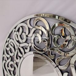 MG 004653 Ribbon style Round Mirror Uk 120 x 120 cm