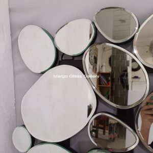 MG 004654 Motif Batu Bubble Mirror Uk 100×200 cm – Premium decorative mirror mirror premium quality glass with ornate frame handcrafted in Indonesia