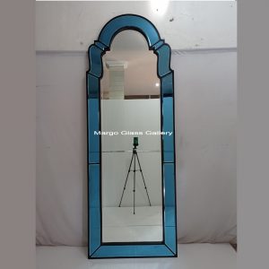 Wall Mirror Long Frame Blue MG 004656