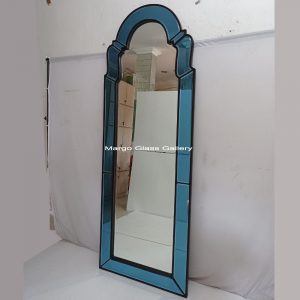 MG 004656 Blue mirror 220 x 80 cm an Blue border is approx 12 cm frame just paint – Premium decorative mirror mirror premium quality glass with ornate frame handcrafted in Indonesia