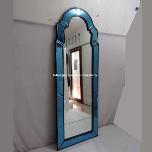 MG 004656 Blue mirror 220 x 80 cm an Blue border is approx 12 cm frame just paint – Elegant decorative mirror mirror premium quality glass with ornate frame handcrafted in Indonesia