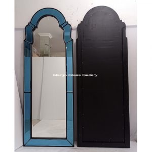MG 004656 Blue mirror 220 x 80 cm an Blue border is approx 12 cm frame just paint – Luxury decorative mirror mirror premium quality glass with ornate frame handcrafted in Indonesia