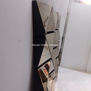 MG 004662 Motif 3D Brown Uk 120 x 120 cm – Classic handcrafted mirror premium quality glass with ornate frame handcrafted in Indonesia
