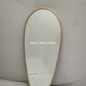 MG 004682 120×60 oval gold leaf – Premium handcrafted mirror premium quality glass with ornate frame handcrafted in Indonesia