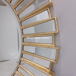 MG 004683 Kargreg Order MVM 0057 Gold Finish 130 x 130 cm – Handcrafted handcrafted mirror premium quality glass with ornate frame handcrafted in Indonesia