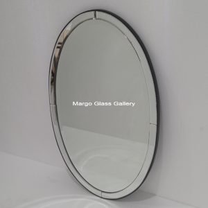 MG 004693 Bathroom Mirror Oval List rintik Uk 80 cm x 50 cm – Artisan decorative mirror mirror premium quality glass with ornate frame handcrafted in Indonesia