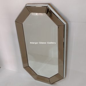 MG 004695 Modern mirror Octagon 120 cm x 70 cm – Artisan decorative mirror mirror premium quality glass with ornate frame handcrafted in Indonesia