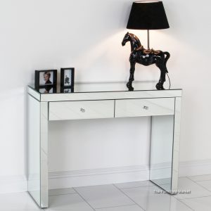MG 006246 venetian mirrored stool angel white