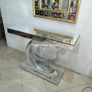 MG 006259 Sonsole 120x50x80 – Luxury handcrafted mirror premium quality glass with ornate frame handcrafted in Indonesia