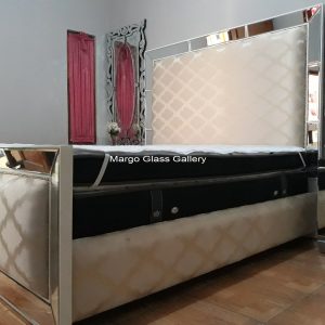 MG 006263 Bed Furniture Mirror 200×180 kingsize – Artisan decorative mirror mirror premium quality glass with ornate frame handcrafted in Indonesia