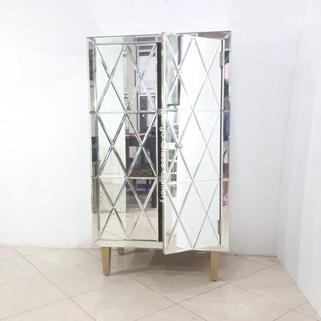MG 006264 Cabinet large mirror Wdh 100x50x150cm – Luxury decorative mirror mirror premium quality glass with ornate frame handcrafted in Indonesia