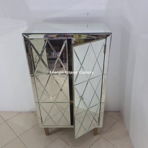 MG 006264 Cabinet large mirror Wdh 100x50x150cm – Classic decorative mirror mirror premium quality glass with ornate frame handcrafted in Indonesia