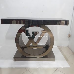 MG 006265 Brown console Miror 120x40x80cm WDH – Handcrafted handcrafted mirror premium quality glass with ornate frame handcrafted in Indonesia