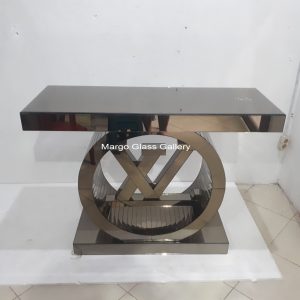 MG 006265 Brown console Miror 120x40x80cm WDH – Handcrafted handcrafted mirror premium quality glass with ornate frame handcrafted in Indonesia