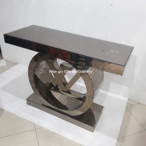 MG 006265 Brown console Miror 120x40x80cm WDH – Elegant handcrafted mirror premium quality glass with ornate frame handcrafted in Indonesia