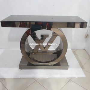 MG 006265 Brown console Miror 120x40x80cm WDH – Classic handcrafted mirror premium quality glass with ornate frame handcrafted in Indonesia