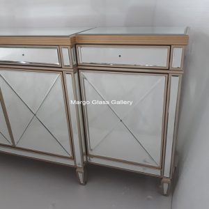 MG 006270 Sidebord 160x45x80 – Premium handcrafted mirror premium quality glass with ornate frame handcrafted in Indonesia