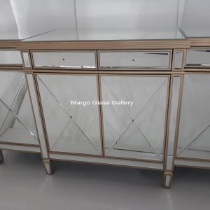 MG 006270 Sidebord 160x45x80 – Classic handcrafted mirror premium quality glass with ornate frame handcrafted in Indonesia