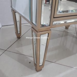 MG 006274 BedSide Table 60x40x60 2 drawers Furniture Mirror – Elegant decorative mirror mirror premium quality glass with ornate frame handcrafted in Indonesia