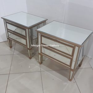 MG 006274 BedSide Table 60x40x60 2 drawers Furniture Mirror – Classic decorative mirror mirror premium quality glass with ornate frame handcrafted in Indonesia