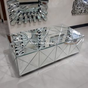 MG 006278 Coffee Table 120x60x45 beveled – Premium handcrafted mirror premium quality glass with ornate frame handcrafted in Indonesia