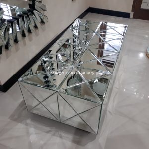 MG 006278 Coffee Table 120x60x45 beveled – Elegant handcrafted mirror premium quality glass with ornate frame handcrafted in Indonesia