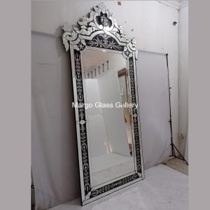 MG 013069 VenetianLarge Mirror Black 240 x 110 cm Black Mirror