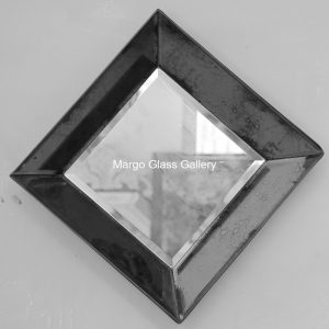 Deco Wall Mirror Black Tray MG 013072